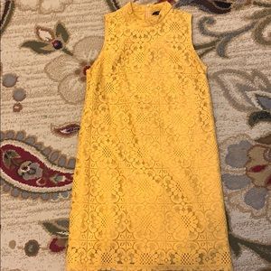 Forever 21 Mustard Lace Dress